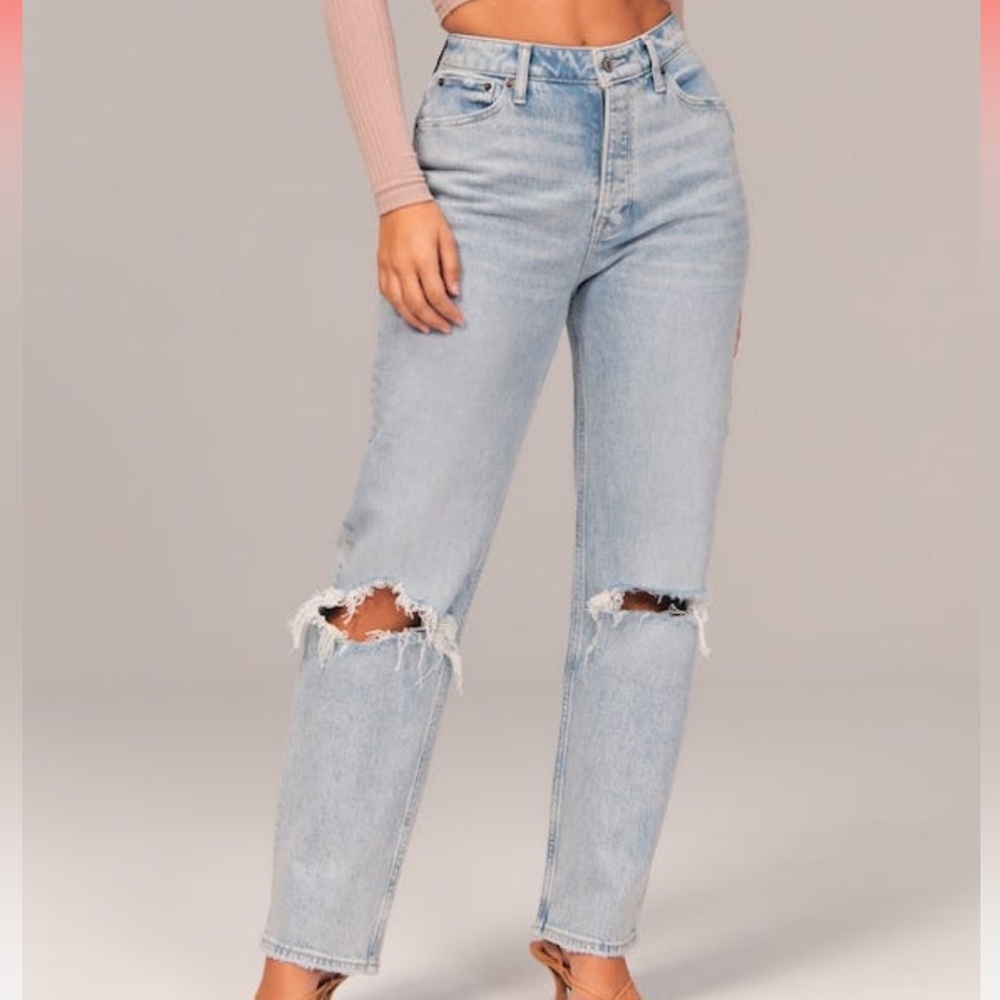 Abercrombie & Fitch “The Dad” High Rise Jeans